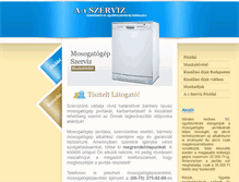 Tablet Screenshot of mosogatogepszerviz.a1szerviz.hu